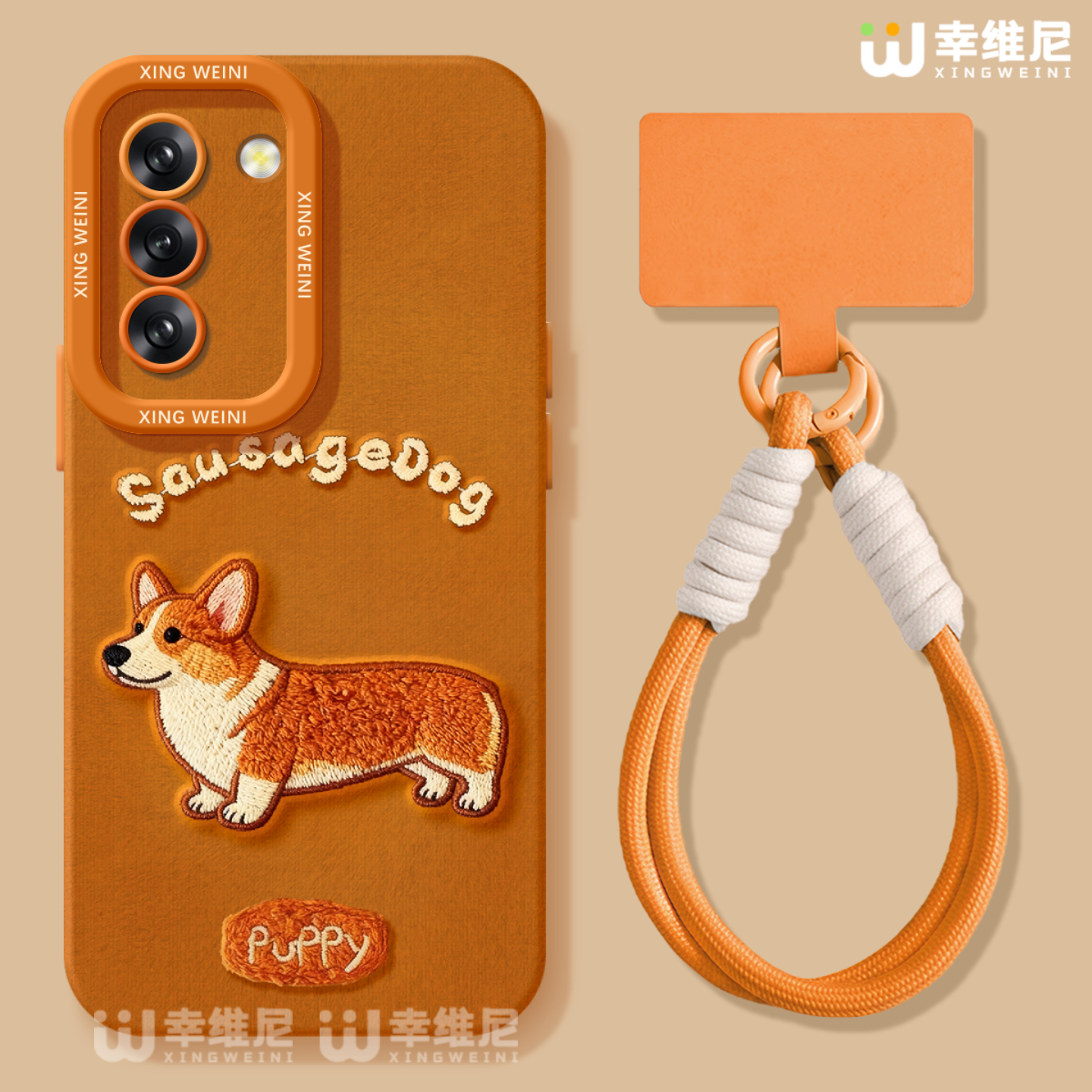 适用三星Galaxy S25手机壳女款s24ultra保护套硅胶s21全包s21plus防摔Galaxy外壳柯基小狗s23新款s22软壳Plus