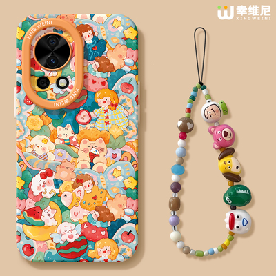 适用华为nova14手机壳女款nova12pro保护套全包novo11硅胶9防摔7se活力版14ultra多巴胺hi软10可爱nova13pro