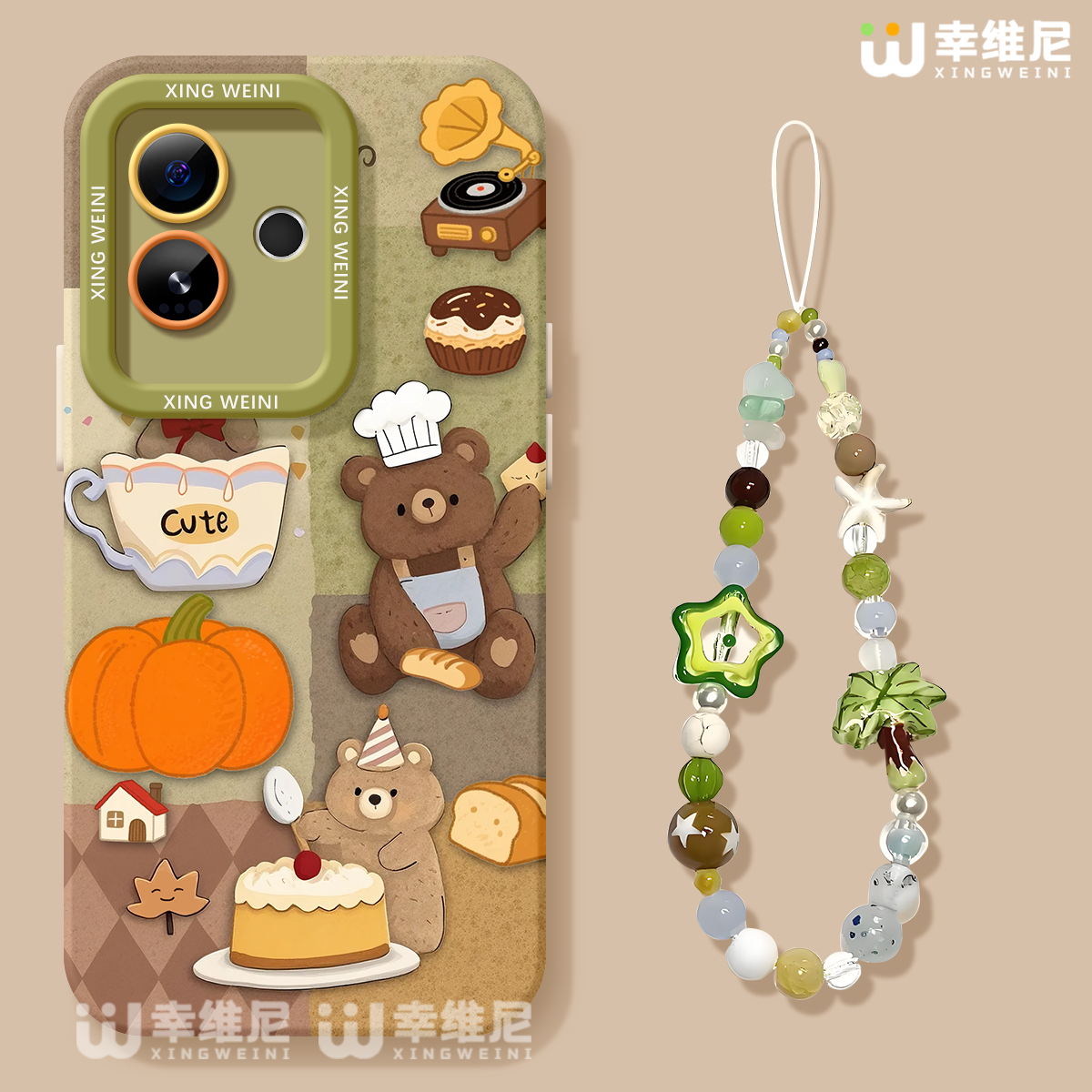 适用真我gt8pro手机壳女款gt7保护套新款realme硅胶gt5全包gt2pro防摔gt大师探索版v70s日韩小熊neo7软gtneo6