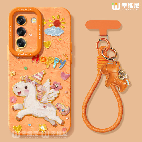 适用三星Galaxy S25手机壳红色s24ultra保护套硅胶s21全包s21plus马年Galaxy外壳油画飞马s23新年s22软壳Plus