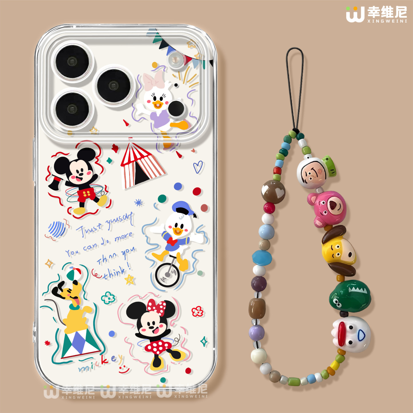 适用苹果17promax手机壳女款iphone16保护套15plus全包14pro防摔11/12/xsmax透明8plus软硅胶13卡通家族17air