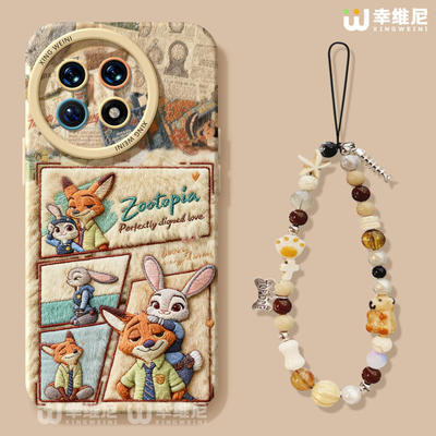 适用一加15手机壳1+12疯狂动物城硅胶一加10全包13T狐狸9pro外壳9rt尼克朱迪ace5竞速版新款1+10pro软壳+Ace6