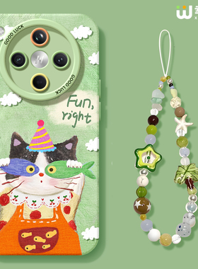 适用oppofindx9手机壳女款findx8spro保护套硅胶x7ultra全包防摔x6por外x5可爱oppo绿色小猫x8pro新款软x7pro