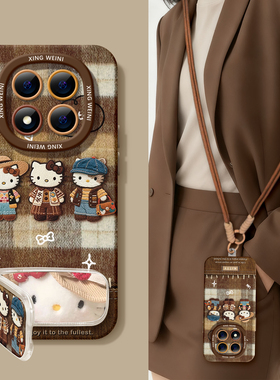 适用红米note15pro手机壳女款kt猫note14保护套小米note13硅胶Turbo4防摔112pro全包note10软11秋冬12turbo外