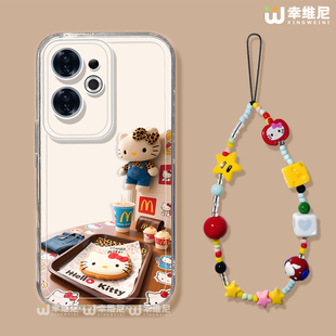 适用真我gt8pro手机壳女款 透明9麦门小猫neo7软壳gtneo6 gt7保护套realme硅胶gt5全包gt2pro防摔gt大师探索版