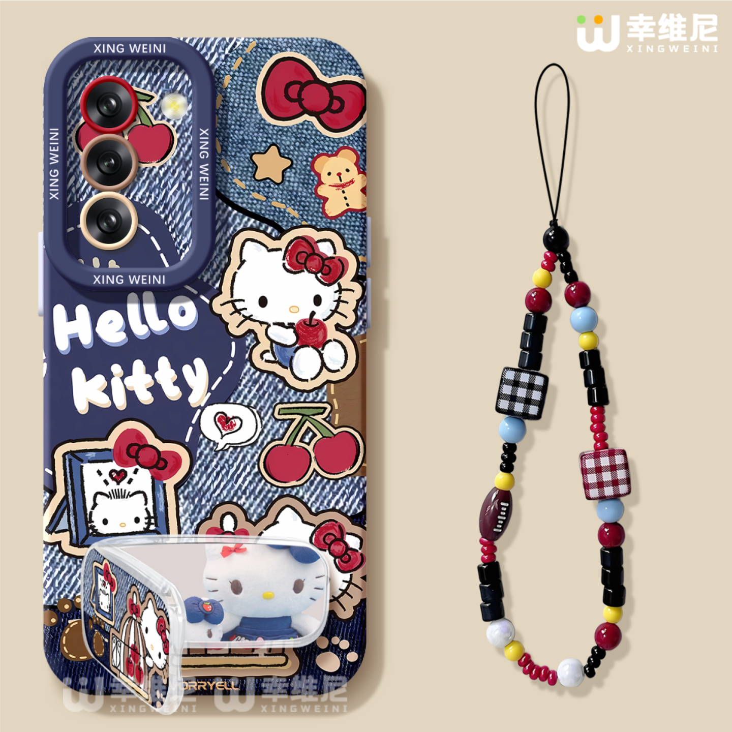 适用三星Galaxy S25手机壳女款s24ultra保护套硅胶s21全包s21plus防摔Galaxy外壳牛仔Kt猫s23新款s22软壳Plus