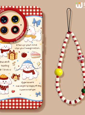 适用一加13手机壳女款1+12保护套硅胶一加15全包ace5防摔9pro外壳9rt白色小狗ace6新款1+10pro软壳ace竞速版