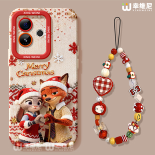 适用真我gt8pro疯狂动物城手机壳gt7狐狸新款 v70s朱迪neo7软gtneo6 realme硅胶gt5全包gt2pro圣诞gt大师探索版