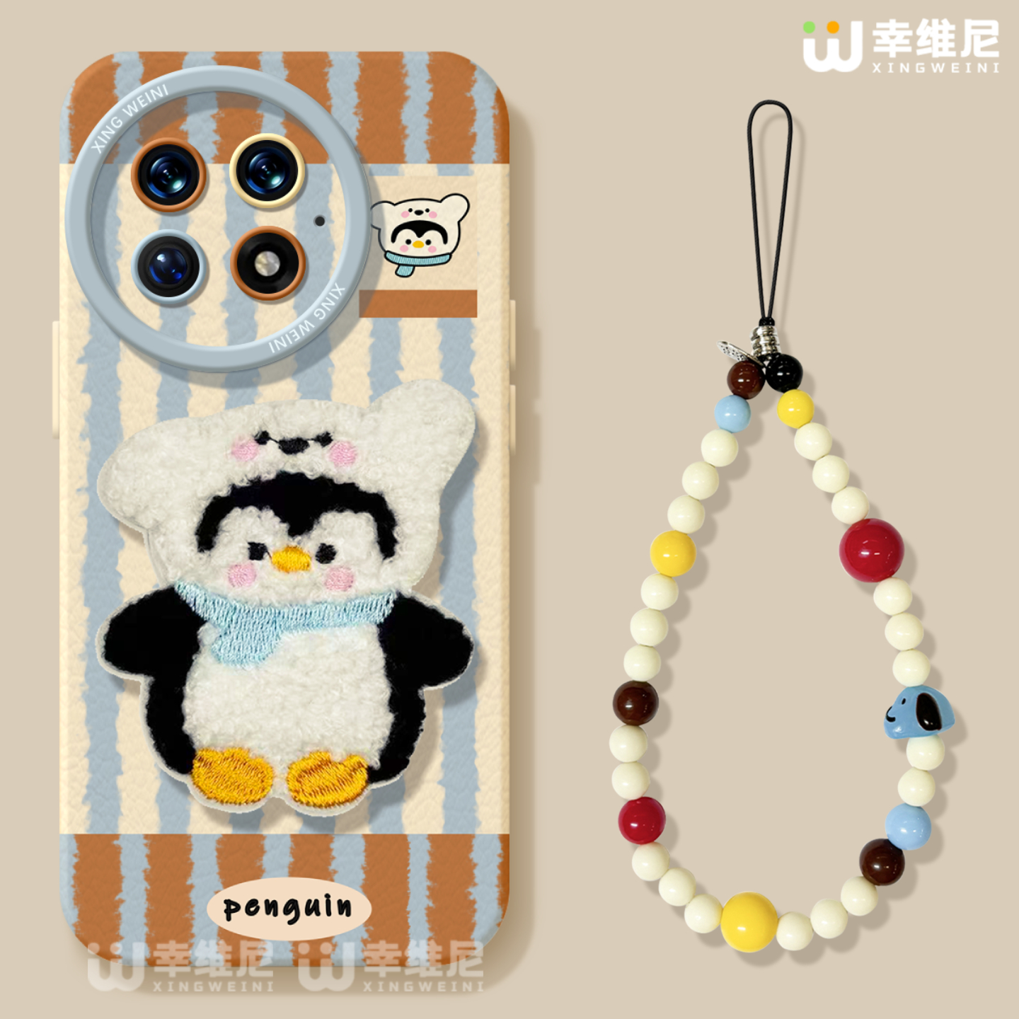 适用一加15手机壳秋冬1+12保护套硅胶一加10全包13T防摔9pro外壳9rt可爱企鹅ace5竞速版新款1+10pro软壳+Ace6