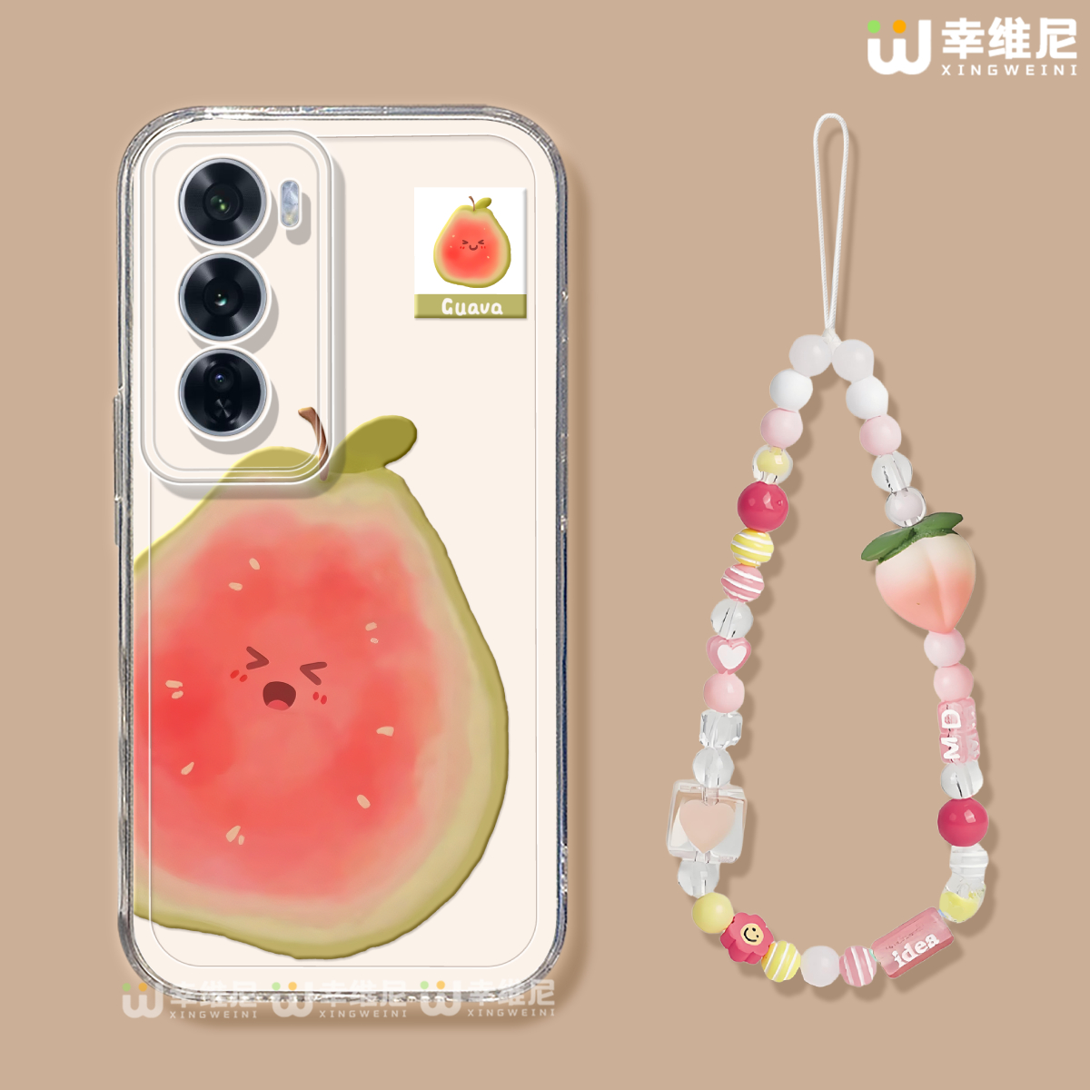 适用opporeno14手机壳女款reno13pro保护套12全包11pro硅胶9/8/6防摔reno7se透明oppo软壳5por可爱芭乐reno10