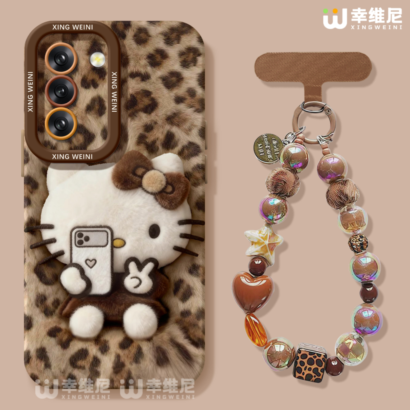 适用三星Galaxy S25手机壳女款s24ultra保护套硅胶s21全包s21plus秋冬Galaxy外壳豹纹kt猫s23新款s22软壳Plus