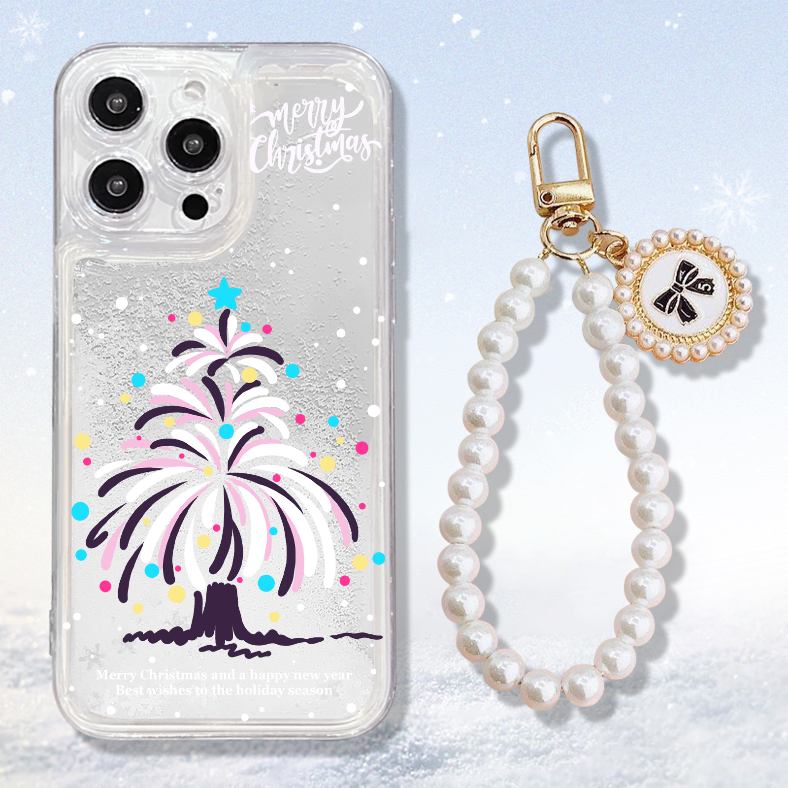 新年流沙手机壳