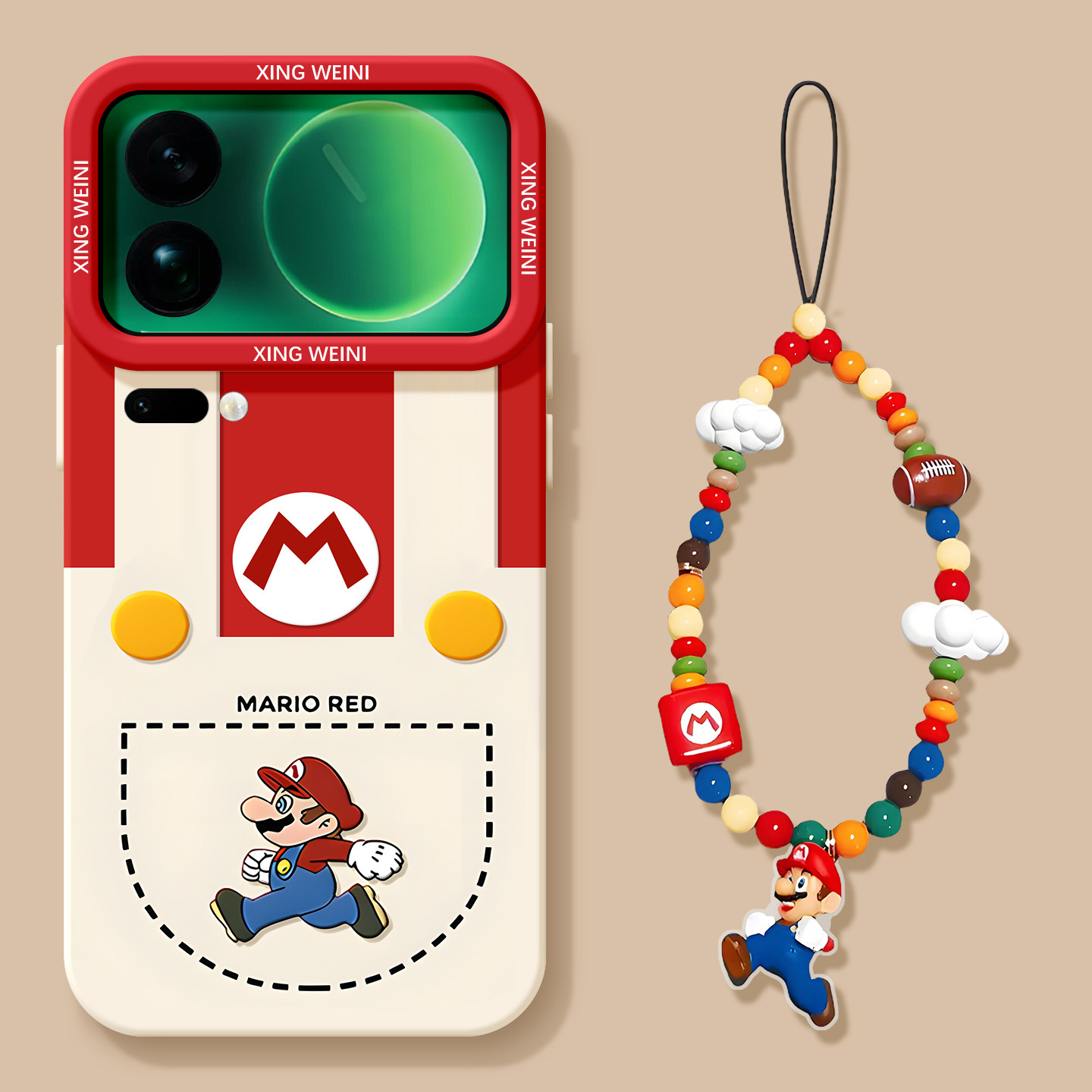 适用小米17手机壳新款17ProMax保护套女12防摔Xiaomi手绳POR硅胶15ultra马里奥外壳11男14高级感13十七17pro