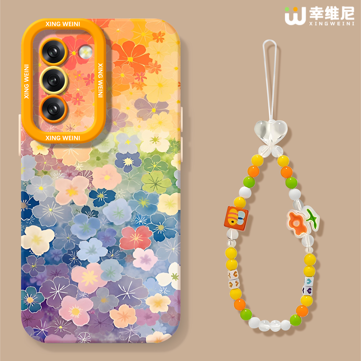 适用三星Galaxy S24手机壳女款s24ultra保护套硅胶s21全包s21plus防摔Galaxy外壳满屏花朵s23新款s22软壳s22