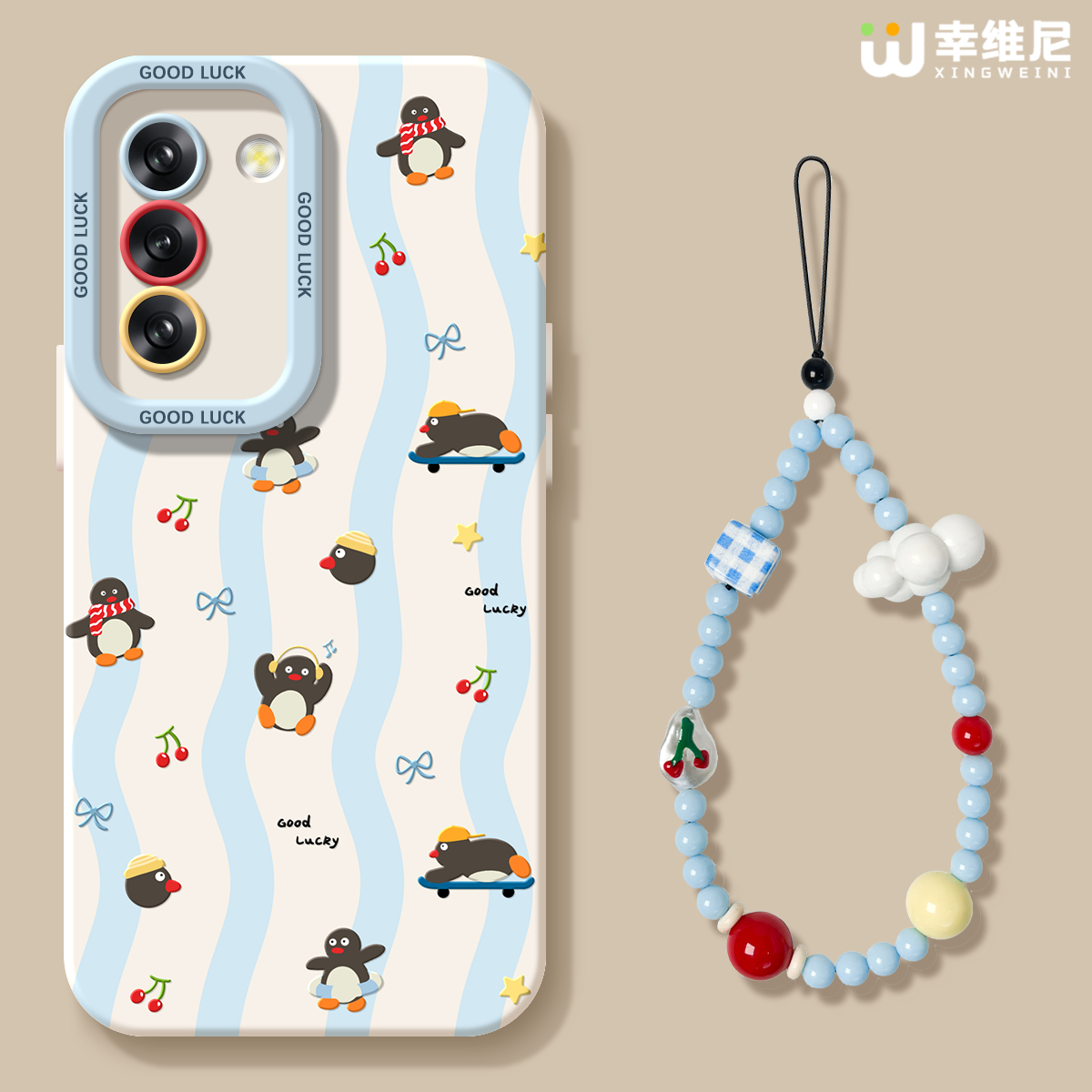 适用三星Galaxy S24手机壳女款s24ultra保护套硅胶s21全包s21plus防摔Galaxy外壳波纹企鹅s23新款s22软壳s22