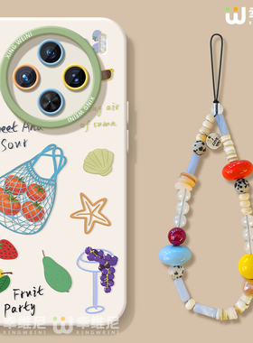 适用vivox300手机壳女款x200s保护套x100pro硅胶x80全包防摔x90pro+新款x200promini创意水果pro+软x60外x90s