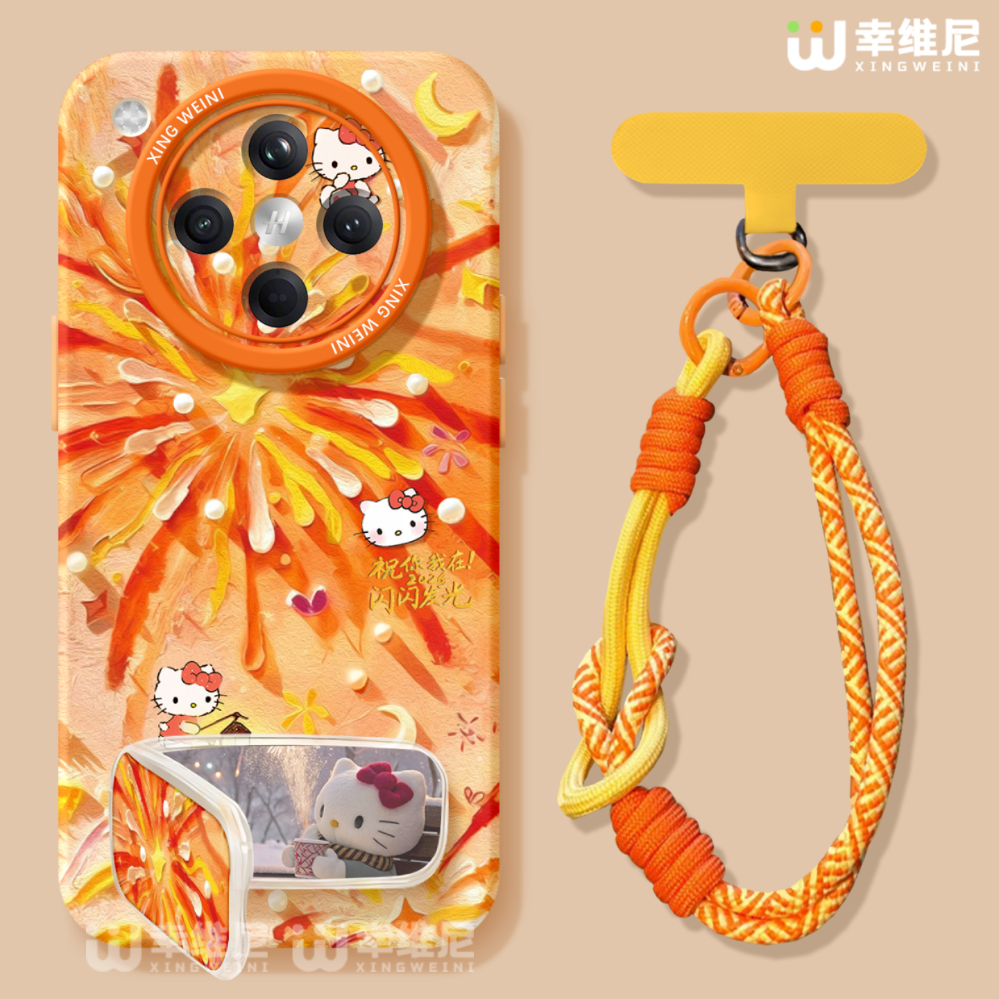 适用oppofindx9手机壳女款findx8spro保护套硅胶x7ultra全包防摔x6新款x5挂绳oppo新年烟花x8ULTRA软k13turbo