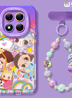 适用红米note15pro手机壳可爱note14保护套小米note13硅胶Turbo4防摔12pro全包note11/10紫色女孩软12turbo外