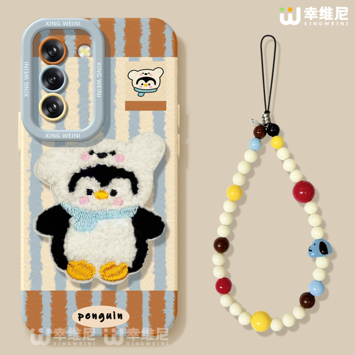 适用三星Galaxy S25手机壳秋冬s24ultra保护套硅胶s21全包s21plus防摔Galaxy外壳可爱企鹅s23新款s22软壳Plus