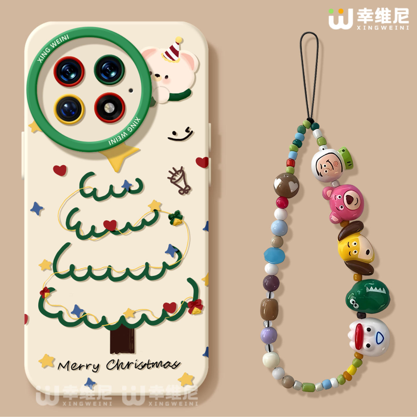 适用一加15手机壳女1+12保护套硅胶一加10全包13T防摔9pro外壳9rt平安圣诞树ace5竞速版新款1+10pro软壳+Ace6