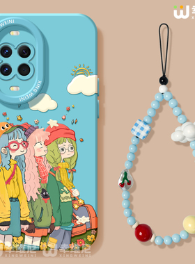 适用华为nova15pro手机壳可爱nova13pro保护套novo12全包11硅胶9/8/7新款10se活力版ultra元气女孩hi软nova14