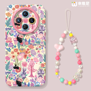 x200promini春天花卉pro 新款 软x60外x90s x200s保护套x100pro硅胶x80全包防摔x90pro 适用vivox300手机壳女款