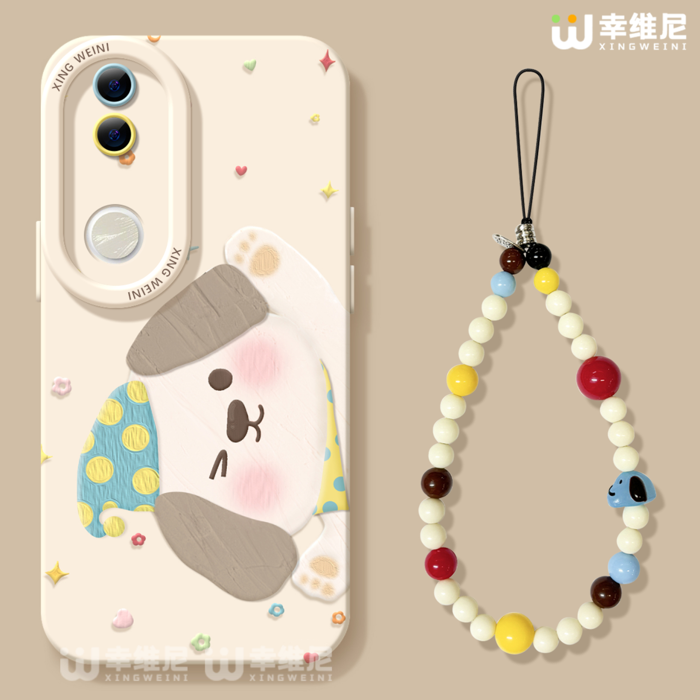适用vivos30promini手机壳vivo女款s20pro油画小狗s18e全包s19防摔s16s15s12硅胶s10软s17外壳s9保护套s7新款