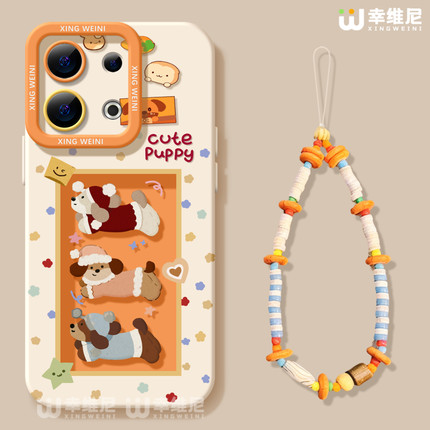 适用opporeno15手机壳女款reno14pro保护套13全包11pro硅胶9/8/6防摔reno7se卡通oppo软壳5pro圣诞小狗reno12