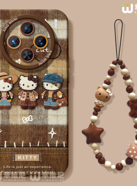 秋冬KT猫适用vivox300手机壳x200s保护套x100pro硅胶x80全包防摔x90pro+新款x200promini女款pro+软x60外x90s