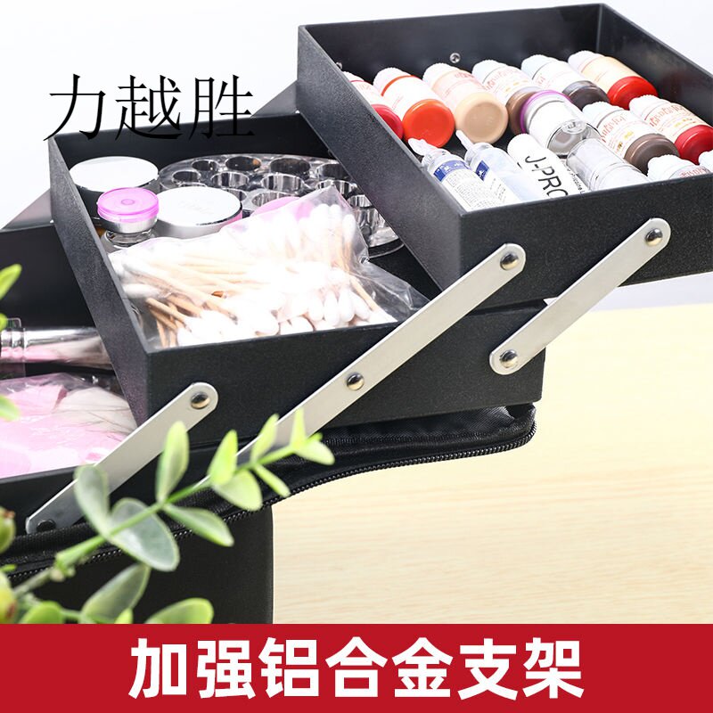 纹绣工具箱专业手提便携收纳包半永久美睫工具包