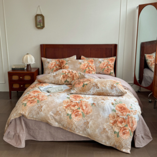 非遗鲁锦纯棉四件套加厚老粗布床上用品礼