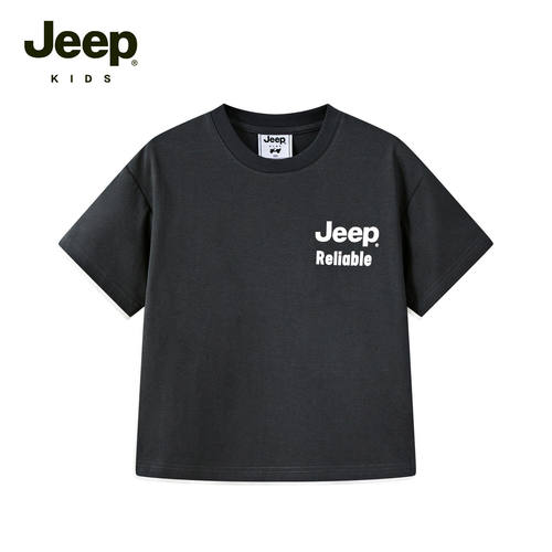 【花花推荐】Jeepkids儿童美式后背迷彩短袖D362NT6671
