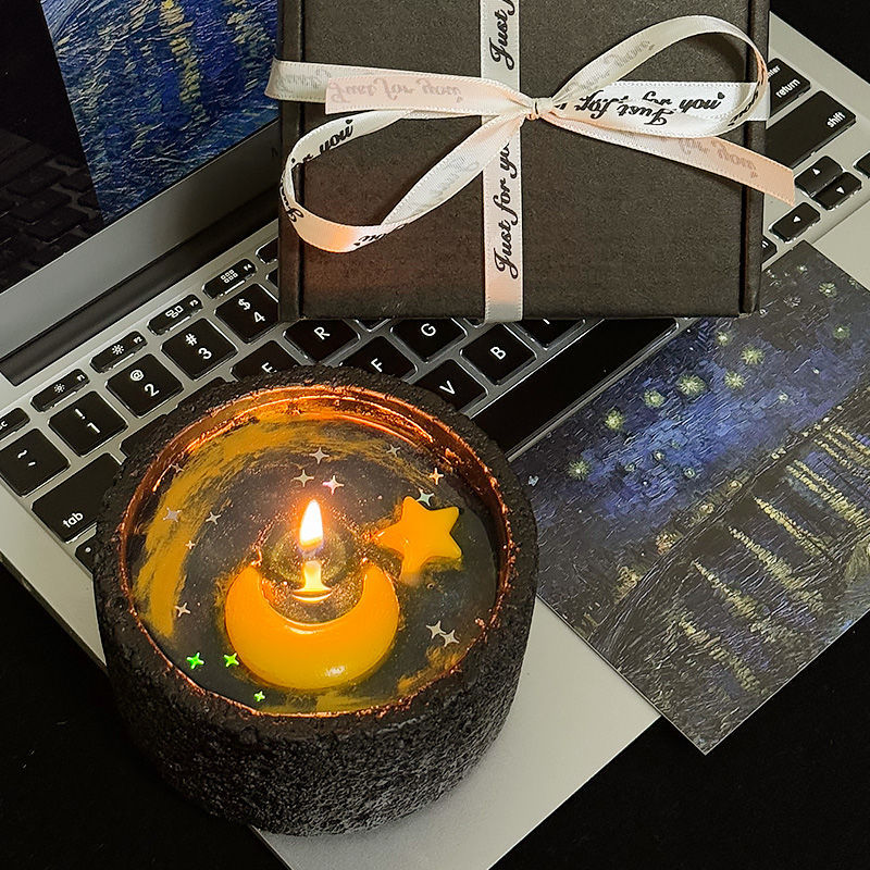 月亮融化了ins生日礼物小众香薰蜡烛礼品送女朋友女生闺蜜氛围感
