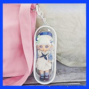 ob11娃娃包12分bjd收纳袋防尘gsc粘土人遛娃包展示包玩偶娃用