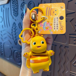 搞笑黑脸奶龙钥匙扣2026年新款创意卡通公仔情侣书包挂件车钥匙链