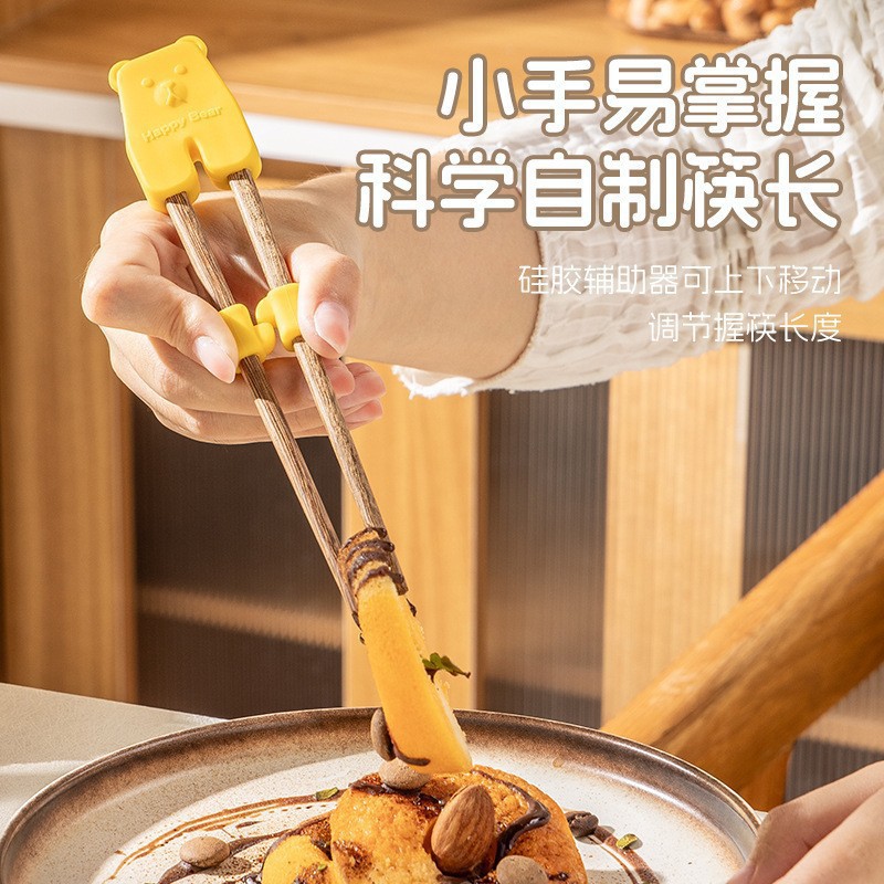 用旅行便携盒筷子收纳盒一人家用竹盒叉ins风防霉木旅游学生外出