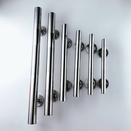 加厚不锈钢明装拉手双开木门把手老式防盗门大门铁门铝合金门拉