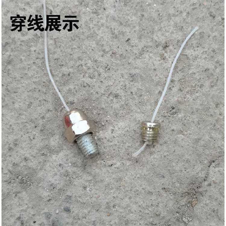 线坠 吊锤 线锤高精度防摆动工地用螺丝工程线线坠线线锤配件工具