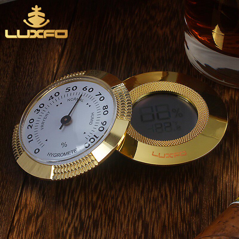 LUXFO雪茄湿度表电子温度计图片