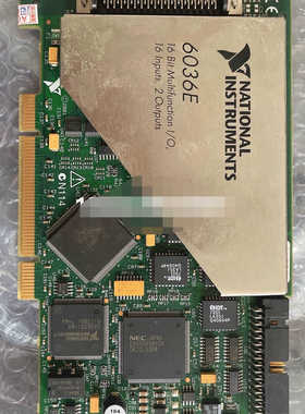 {议价}NI PCI-6036E数据采集卡，16位多功能I/O接口，
