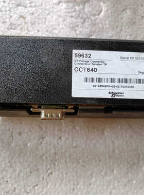 {议价}CCT640电压连接器！59632正品！适用于施耐