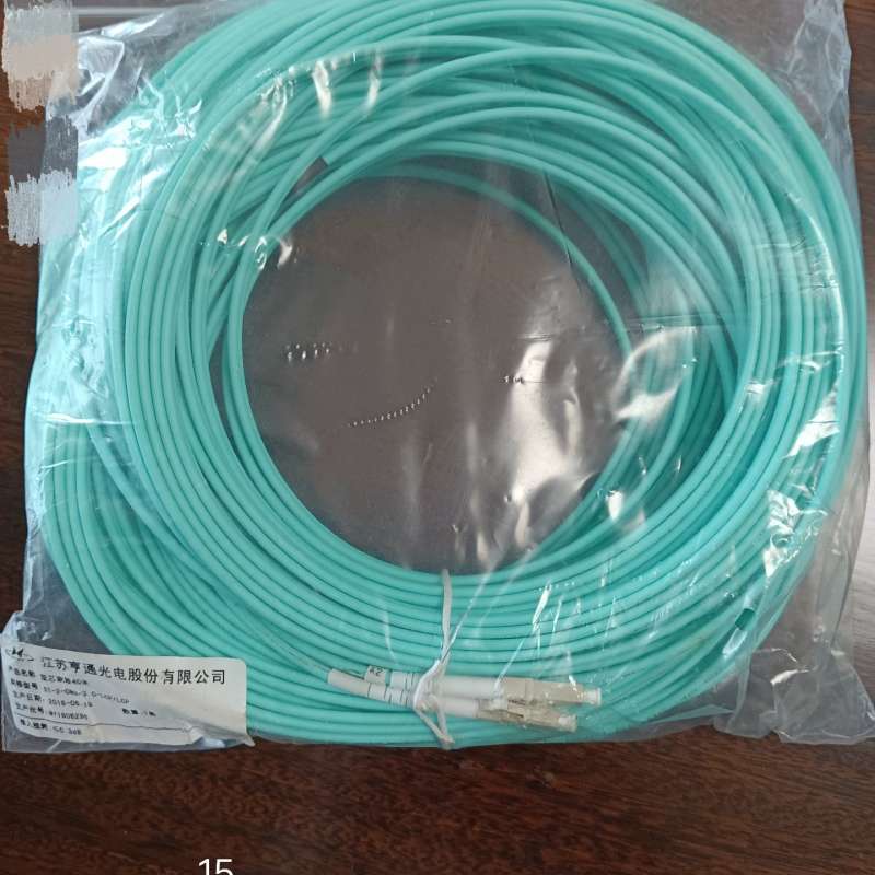 议价：亨通双芯光纤跳线40米，型号ST-2-OM3-3.0-LCP