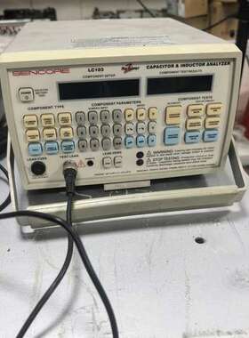 SENCORE LC103。可以正常通电开机，开机如图，实物