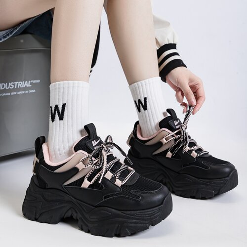 Warrior/回力厚底老爹鞋女鞋