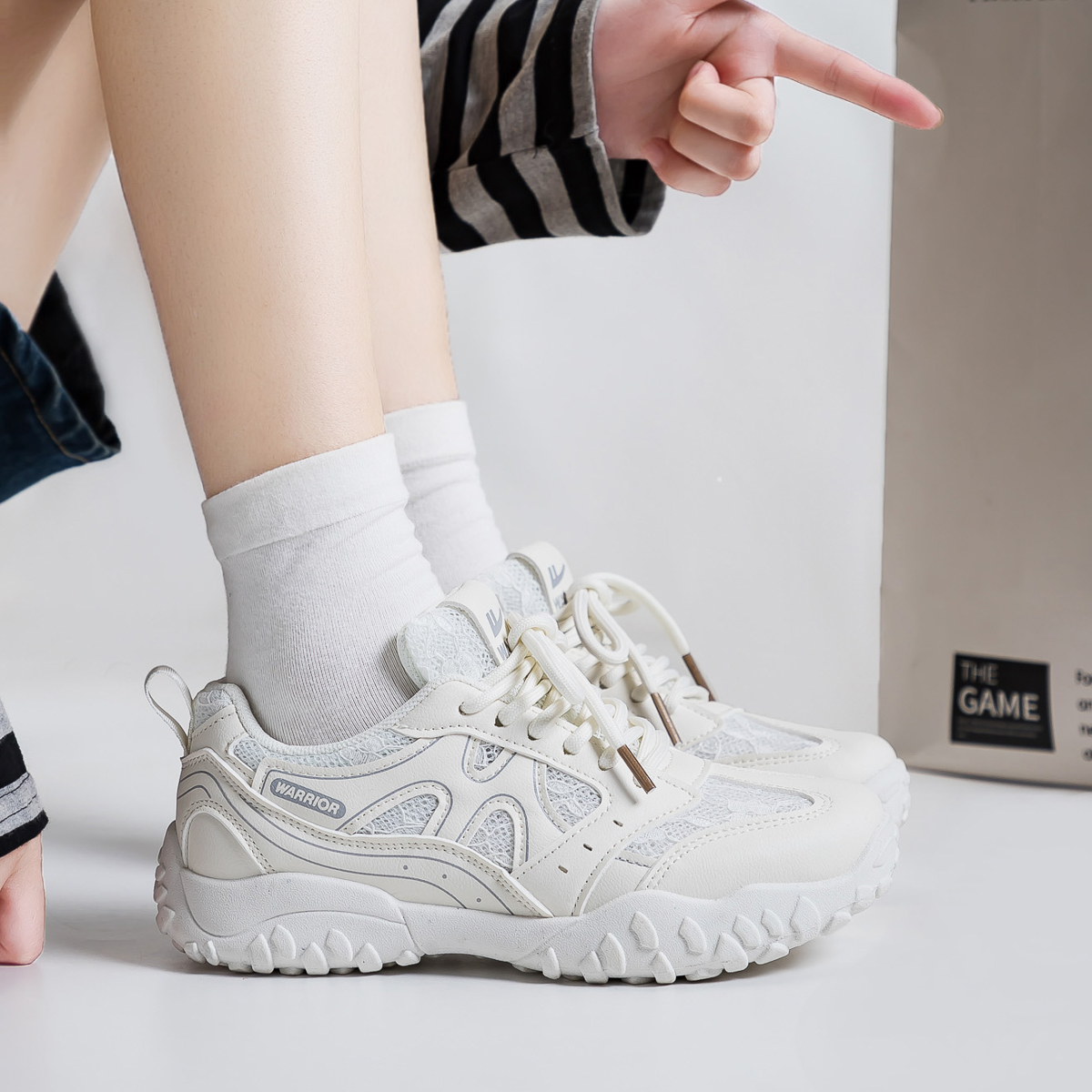 Warrior/回力女鞋休闲运动鞋德迅