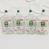 安全不伤手 青柠味 杏仁 法国品牌洗洁精500ml敏感皮肤 芦荟