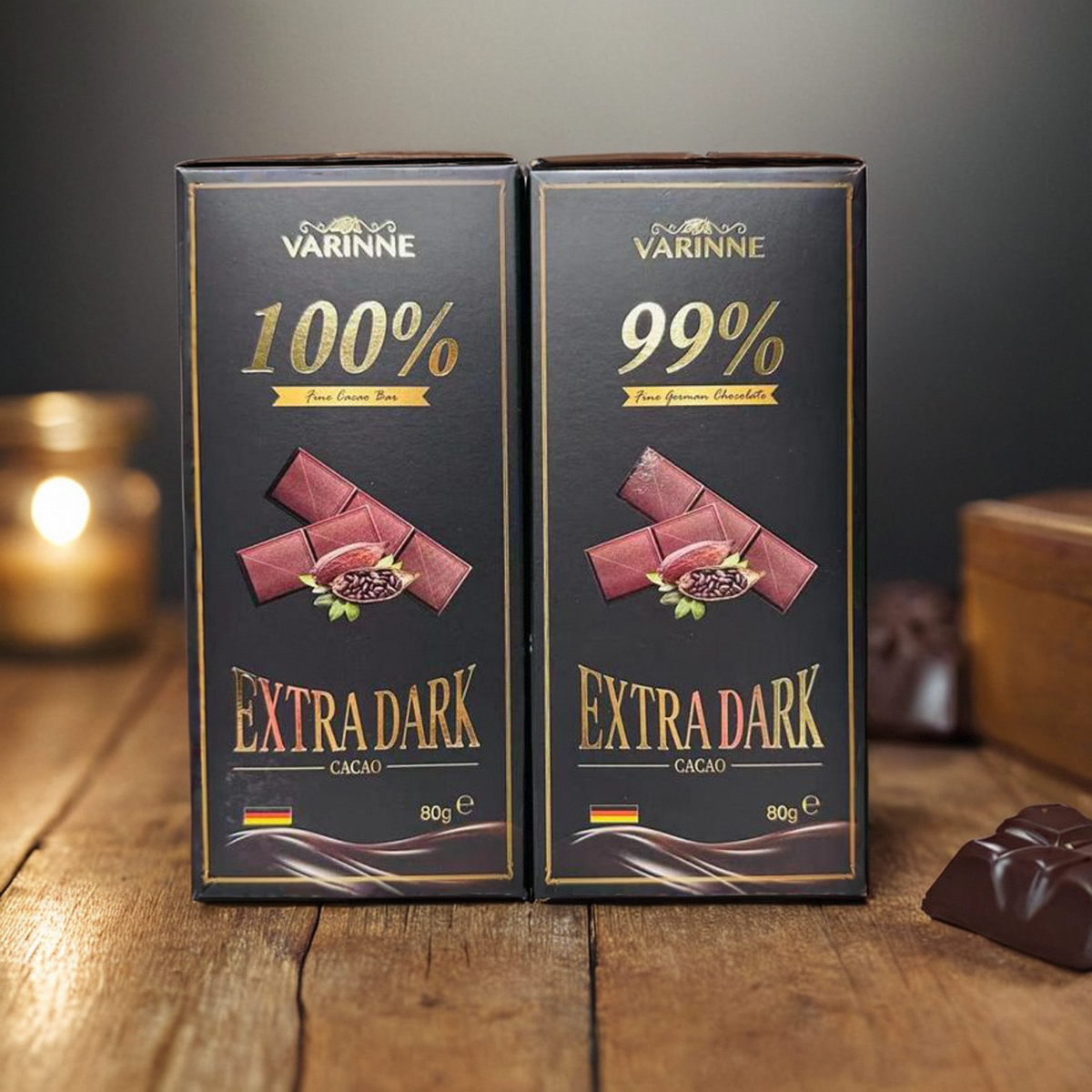 特价！25年后德国进口99%黑巧克力排块80g休闲零食办公出游