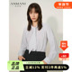 新款 立领飘带泡泡袖 雪纺衫 ANMANI恩曼琳25秋季 波点衬衫 ERA7S03A