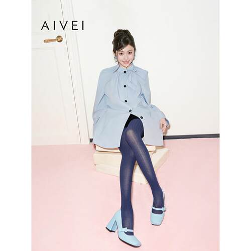 【徐如蓝同款】AIVEI欣贺艾薇2026秋减龄蝴蝶结风衣外套XSV5F02B