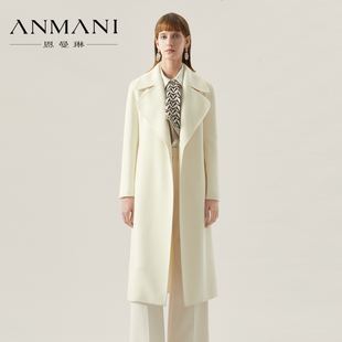 商场同款-ANNMEL恩曼琳23秋季新品都市简约羊毛大衣P347304B